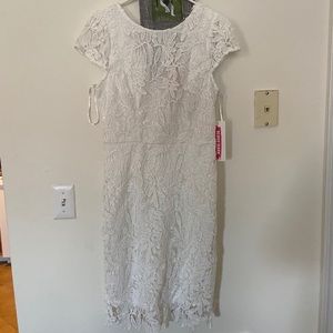 NWT White lace bodycon dress